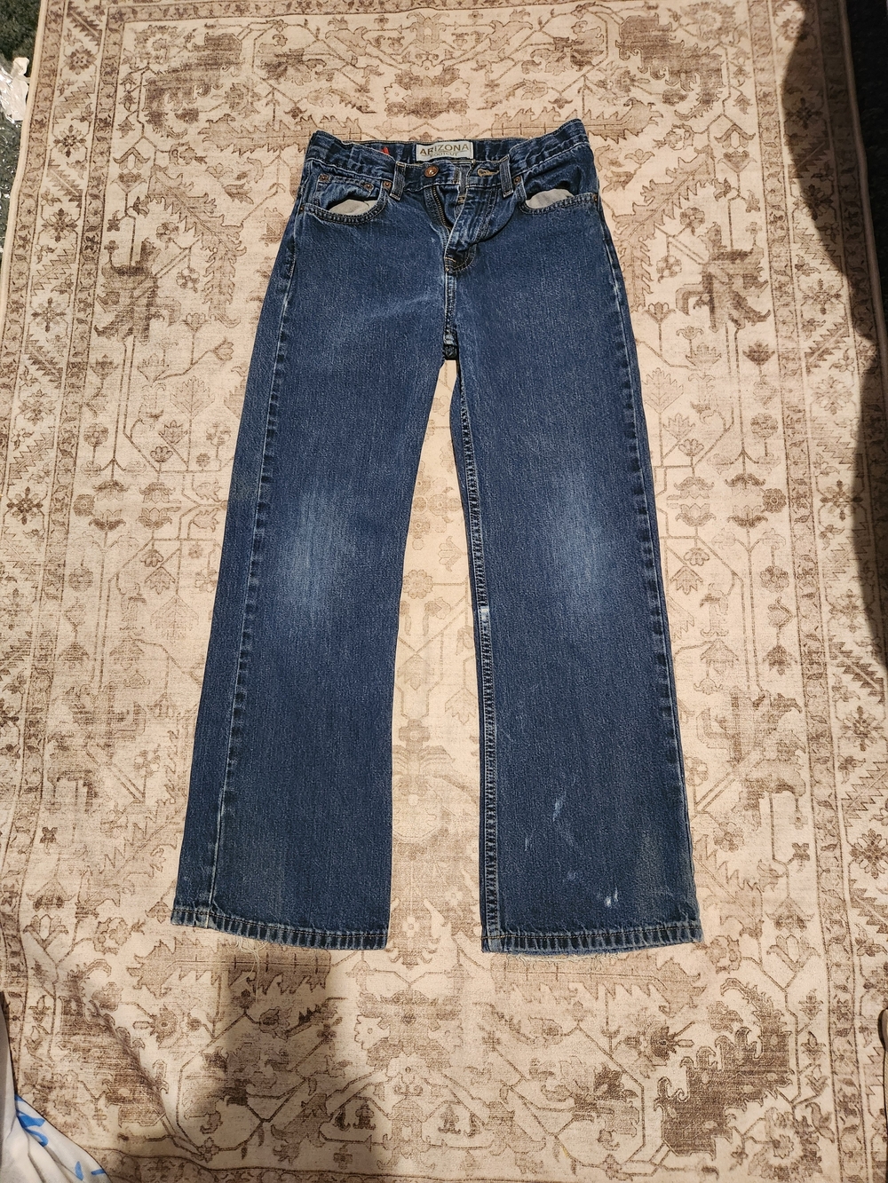 Arizona Jean Company Women’s Straight-Leg Jeans - Dark Blue